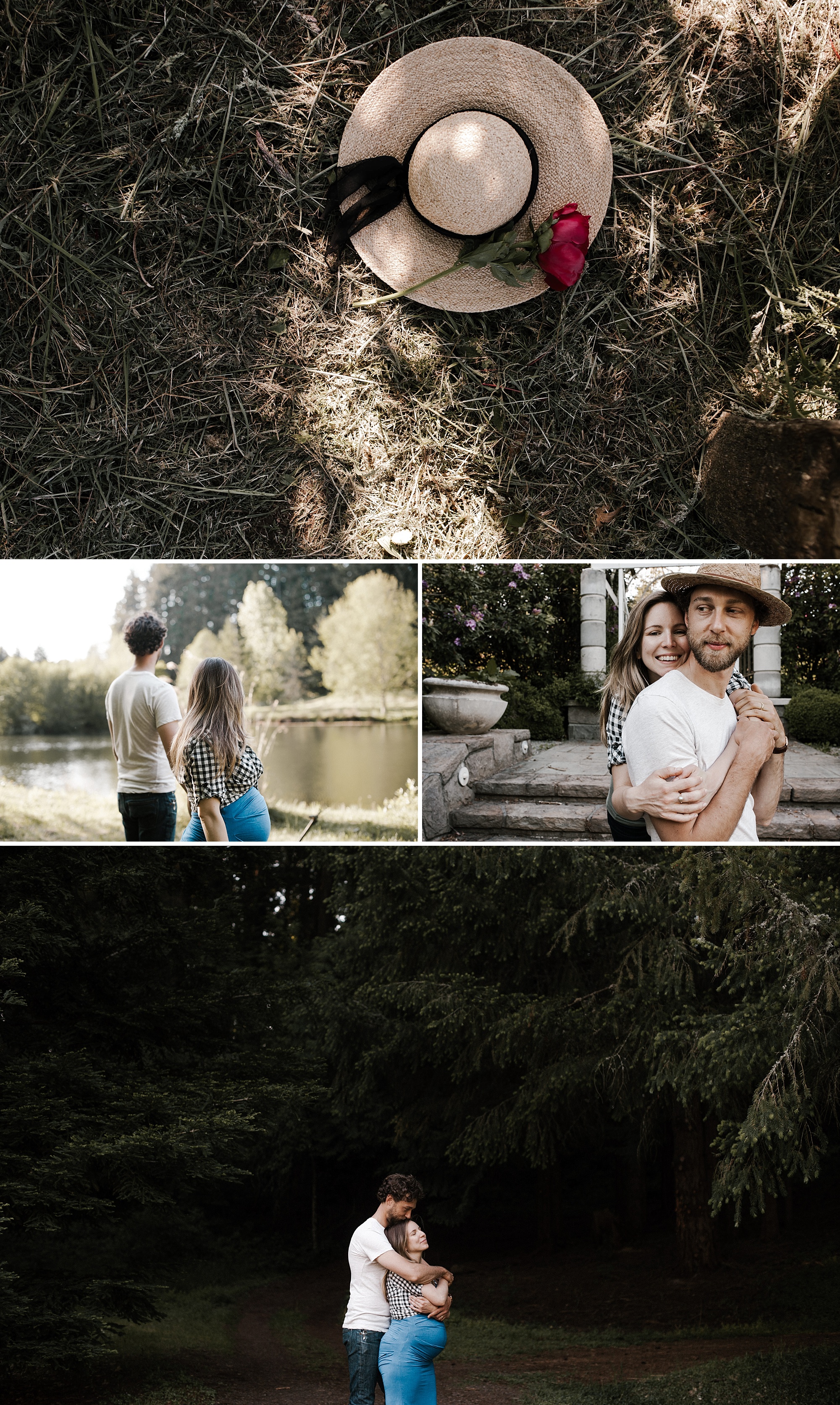 Maternity portraits in the country. By Portland maternity photographer Briana Morrison