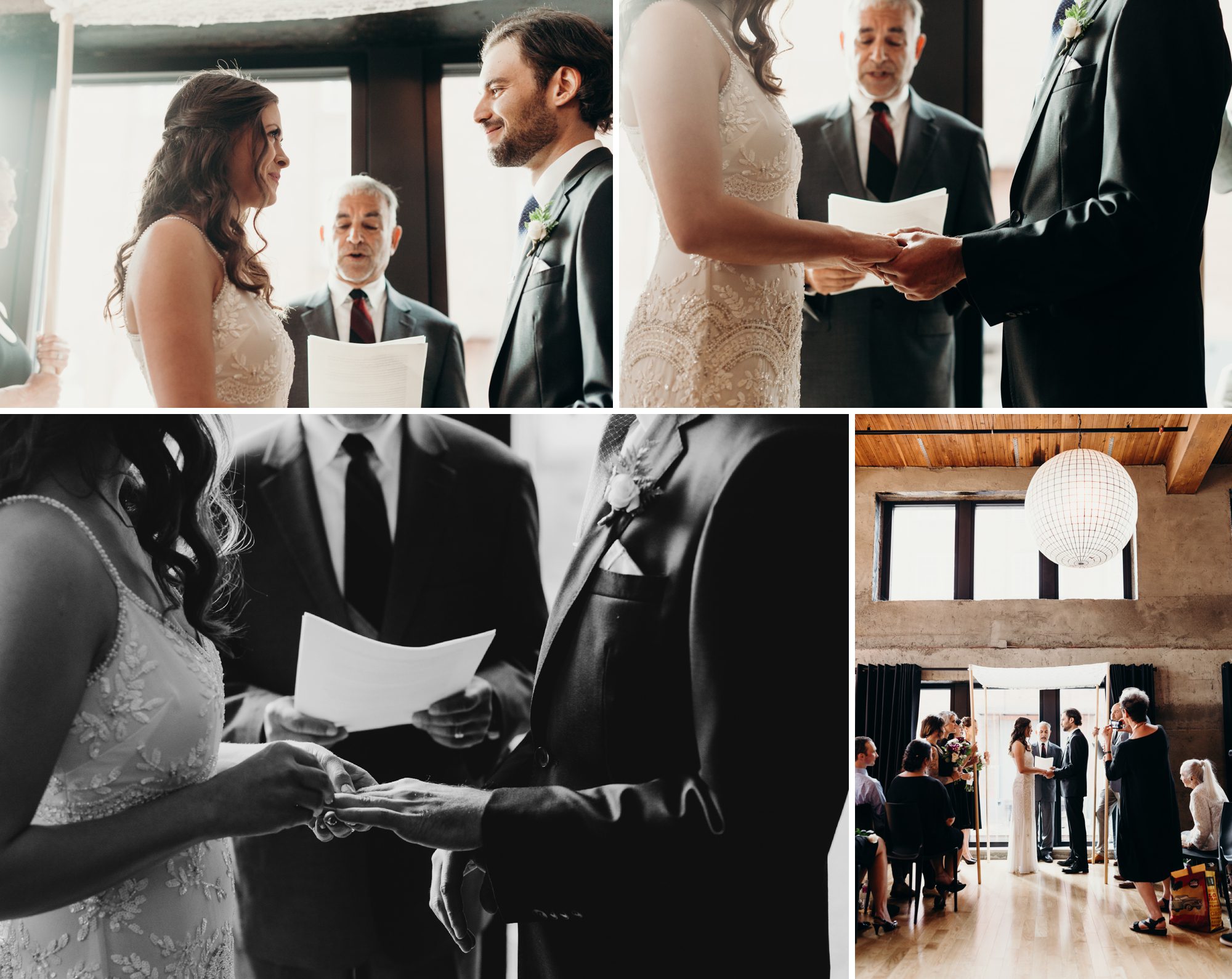 A beautiful wedding ceremony at Plaza del Toro. By Plaza del Toro wedding photographer Briana Morrison.