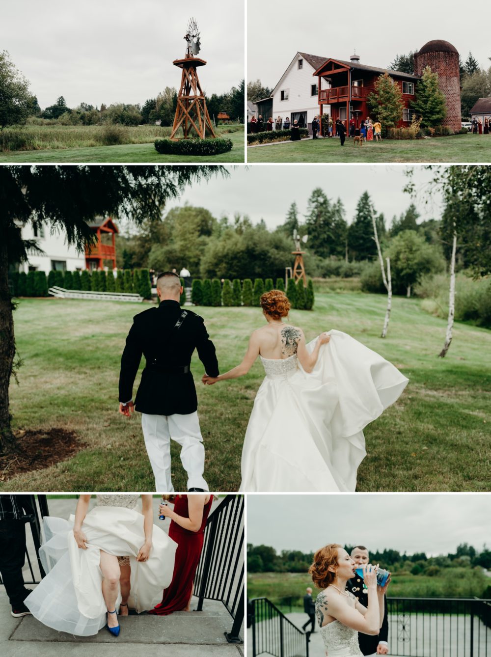 A beautiful setting for a wedding! Bostic Lake Ranch Wedding in Redmond, WA by Briana Morrison