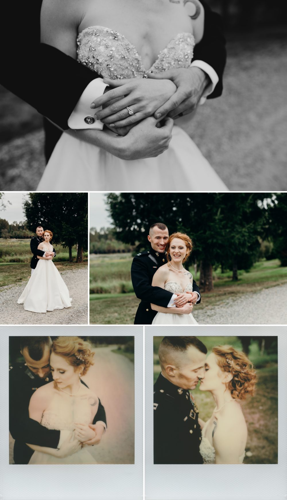 Polaroids and bridal portraits - Bostic Lake Ranch Wedding in Redmond, WA by Briana Morrison