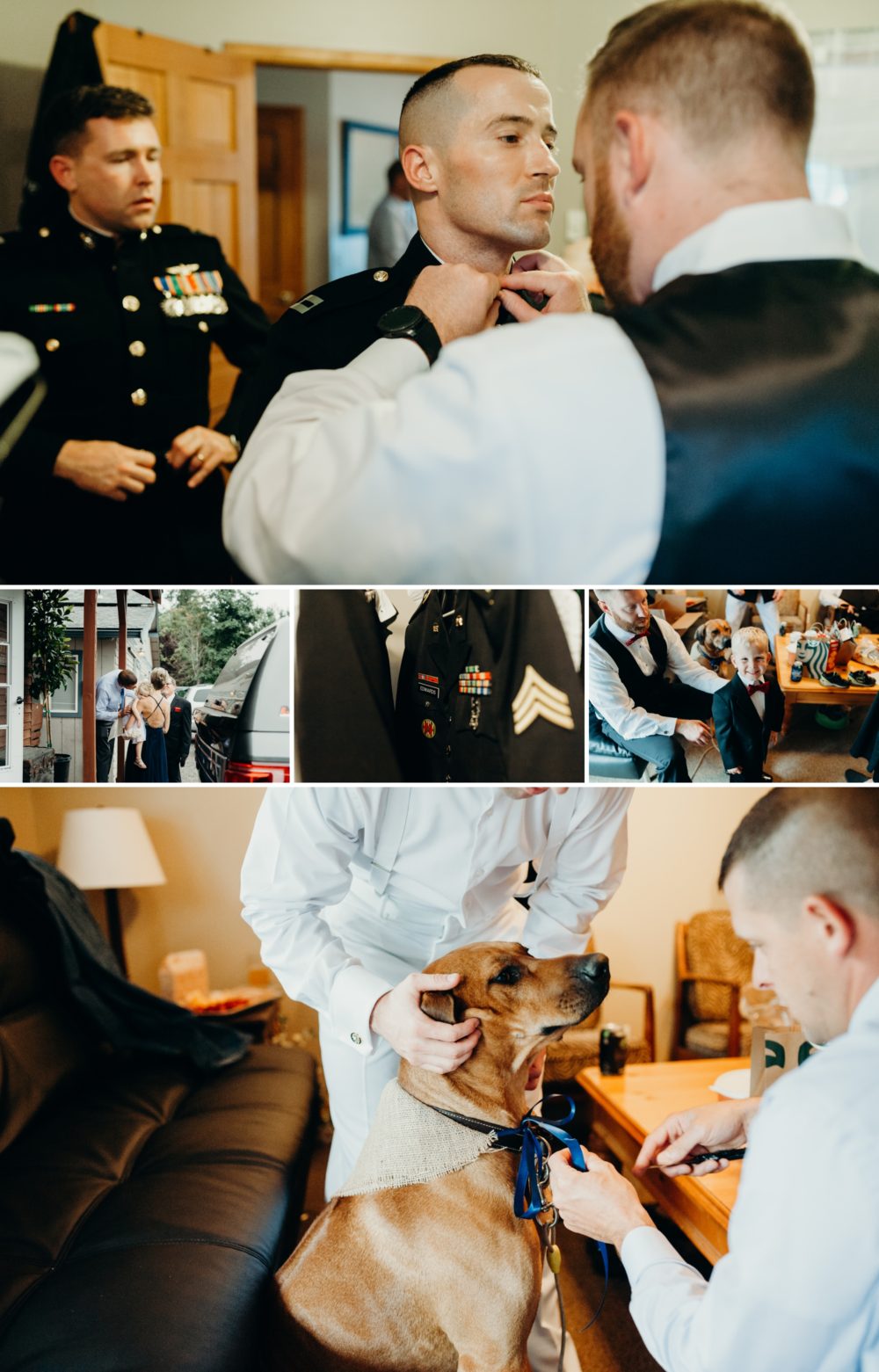 The groom gets ready - By Seattle wedding photographer Briana Morrison