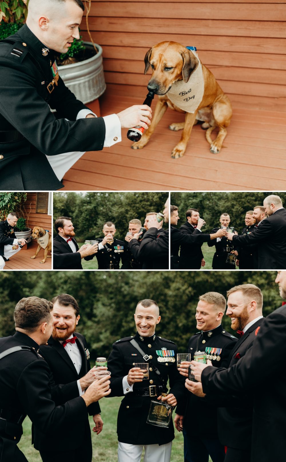 The groom and his men. By Seattle wedding photographer Briana Morrison
