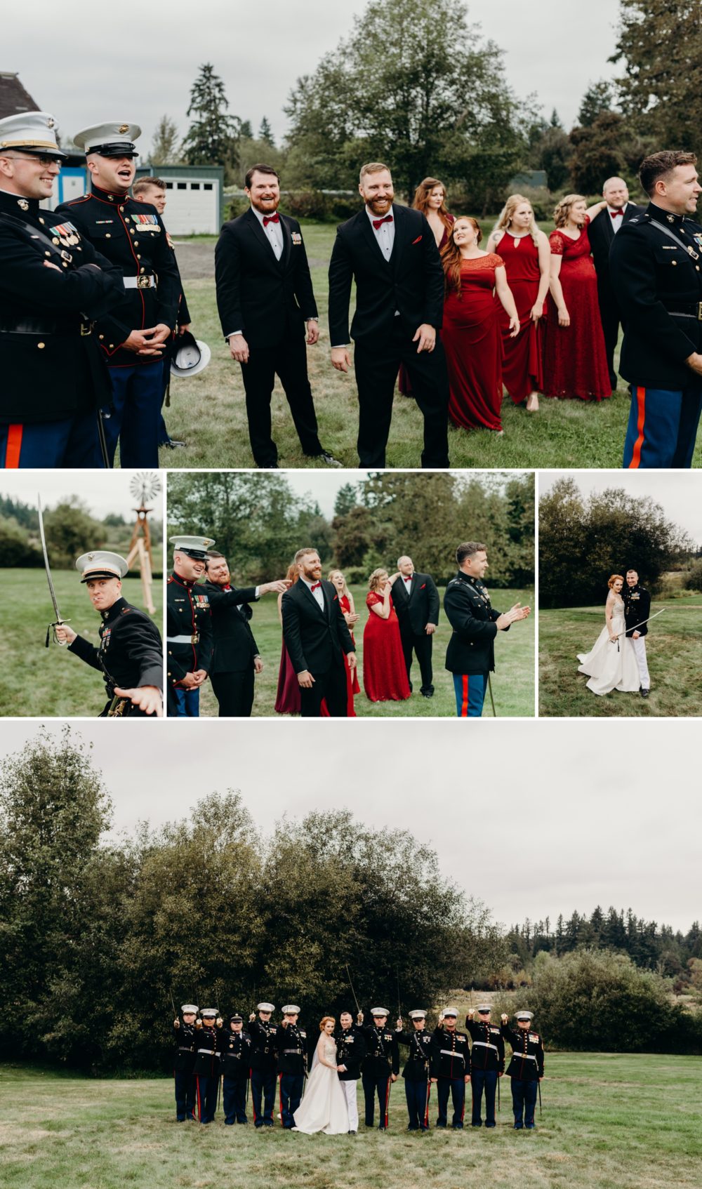 Time for group portraits! It's like herding cats - friendly cats. By Seattle wedding photographer Briana Morrison