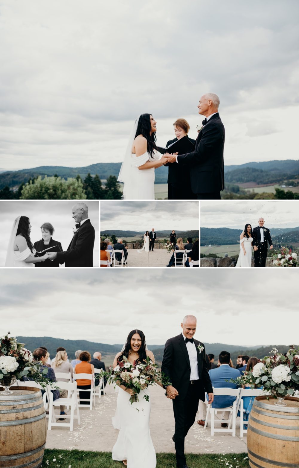 A perfect ceremony with Melissa Coe  - by Portland Wedding Photographer, Briana Morrison