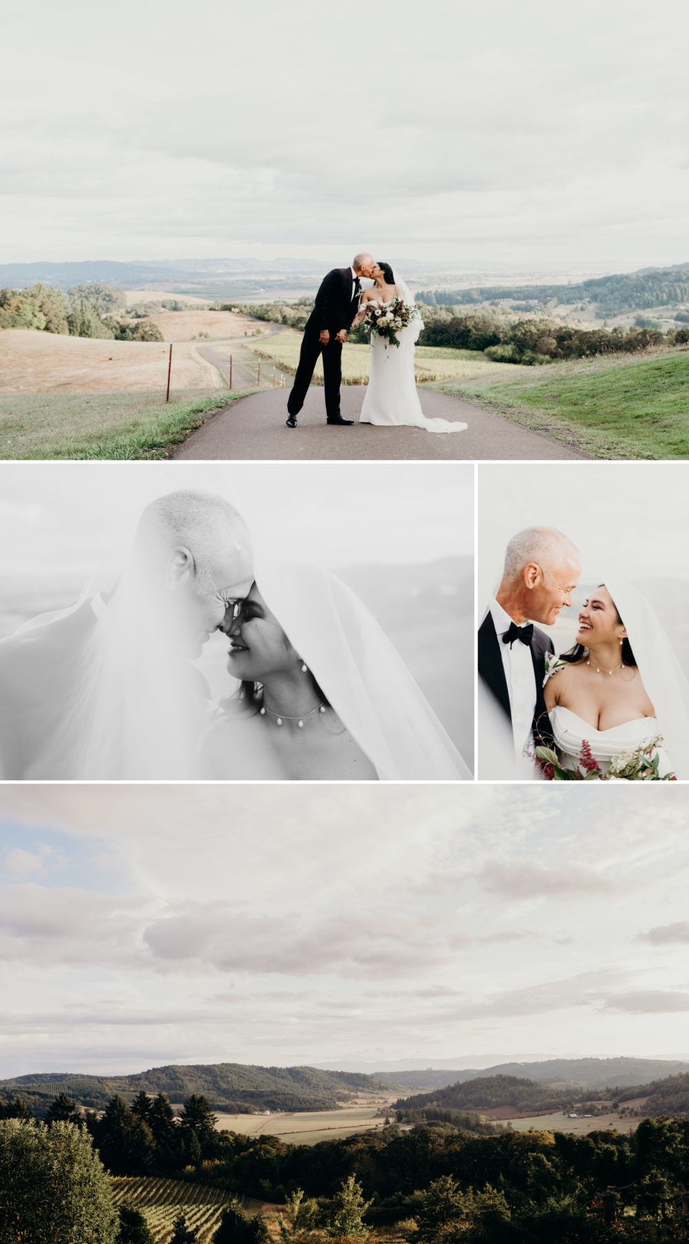 Bridal portraits at Youngberg Hill in McMinnville, Oregon  - by Portland Wedding Photographer, Briana Morrison