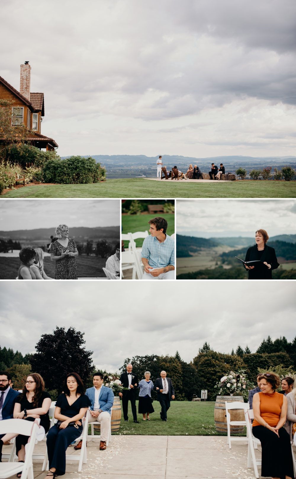 Let's get this wedding ceremony started!  - by Portland Wedding Photographer, Briana Morrison