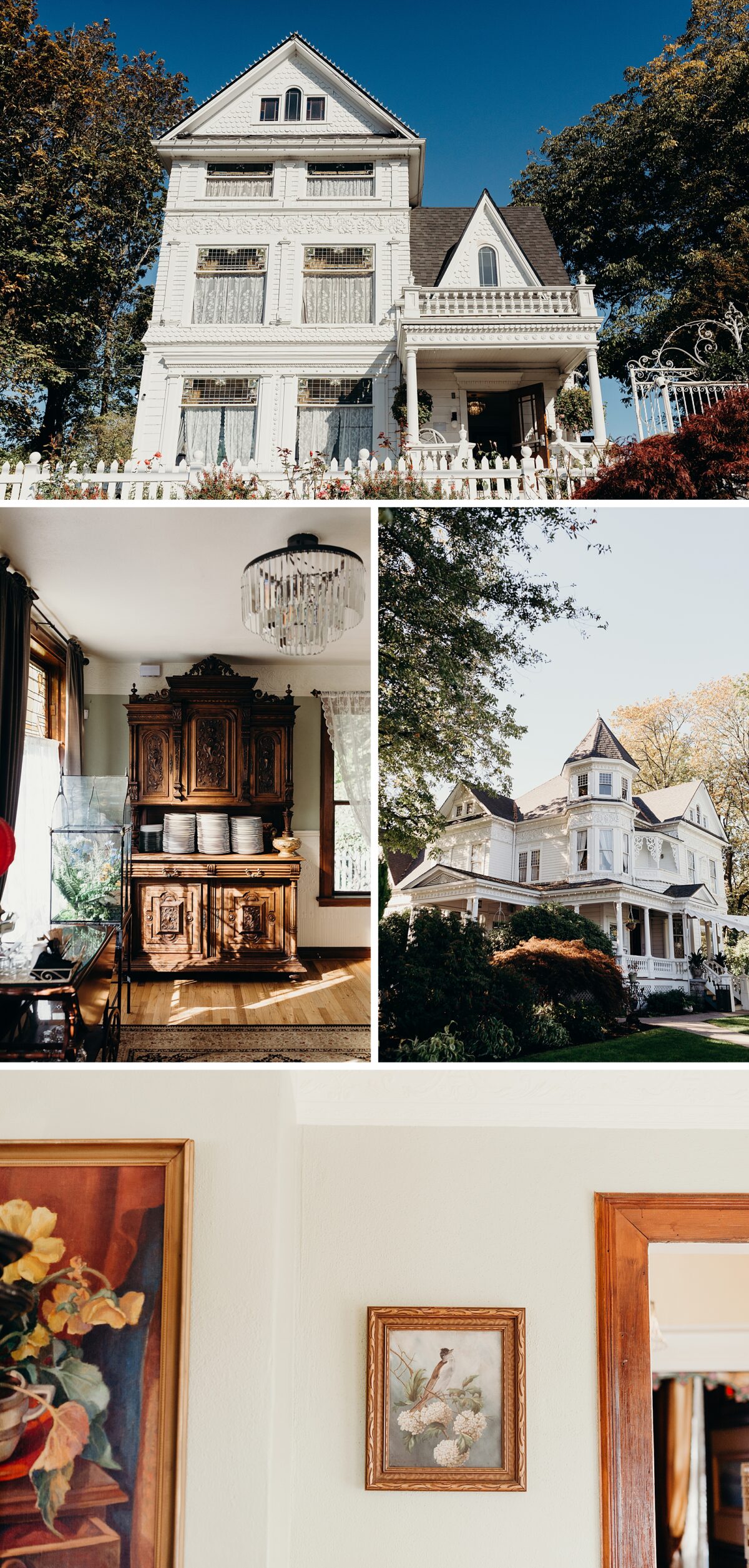 Setting the scene for this Victorian Belle wedding. Photographed by Portland Wedding Photographer, Briana Morrison