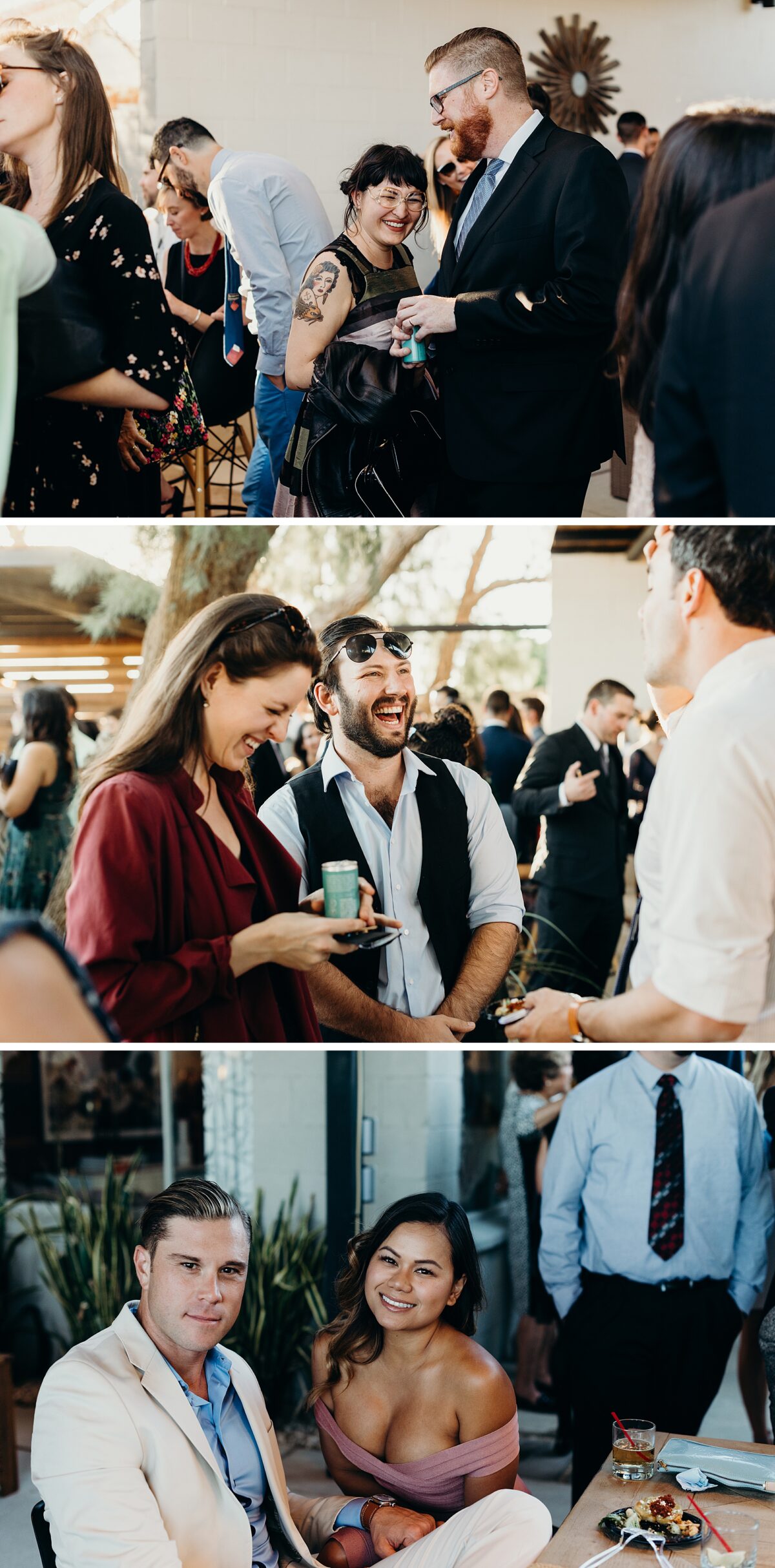 Candid wedding photography at The Lautner Compound by Briana Morrison