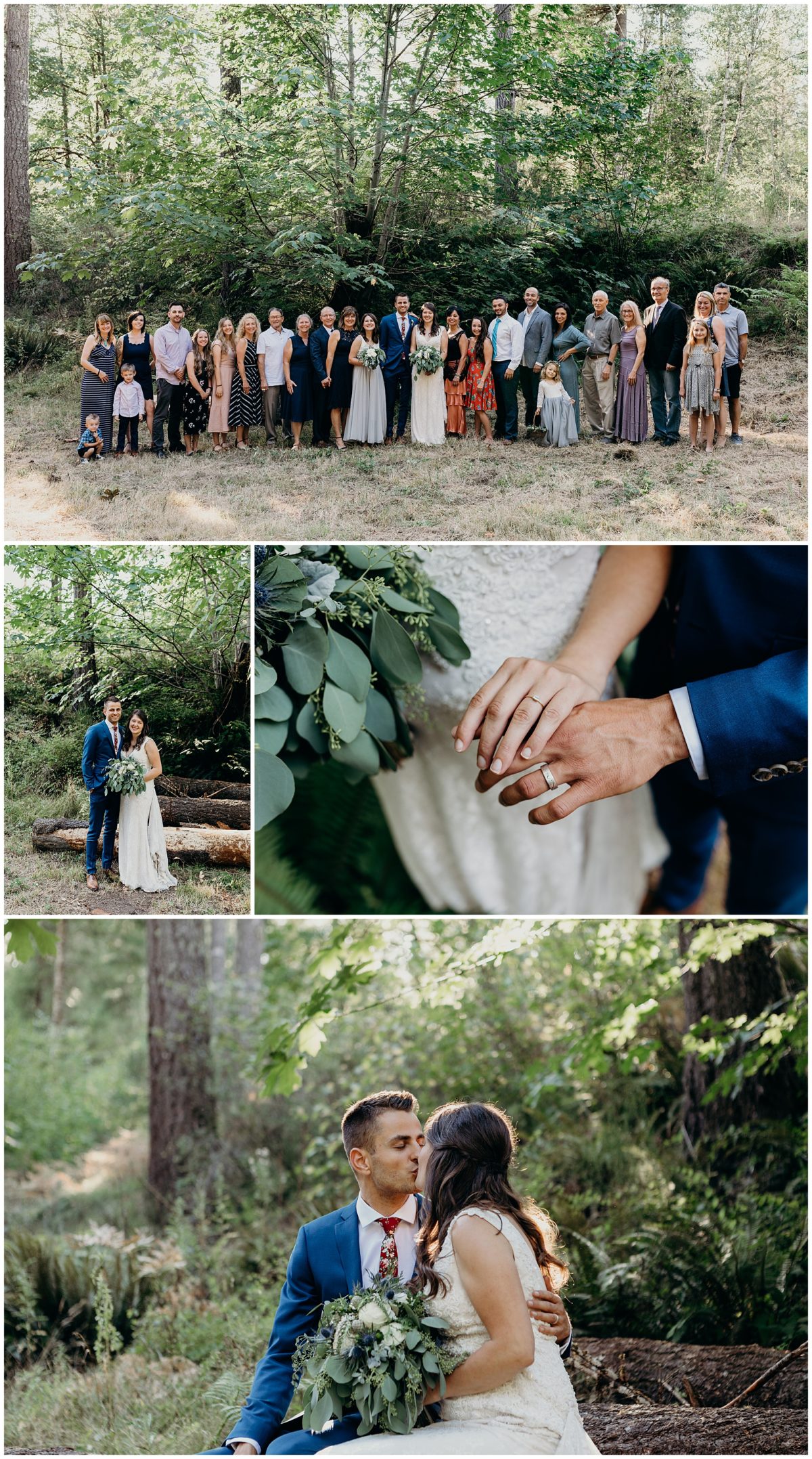 They're married! Photography by PNW wedding photographer, Briana Morrison