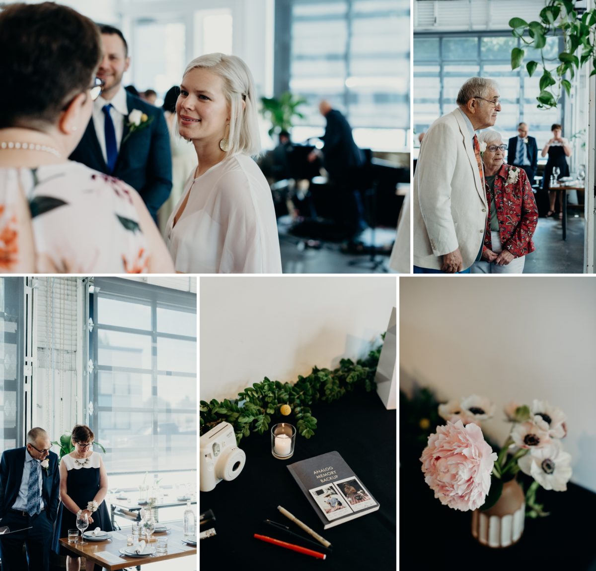 Candids and details at this Coopers Hall wedding in Portland, OR