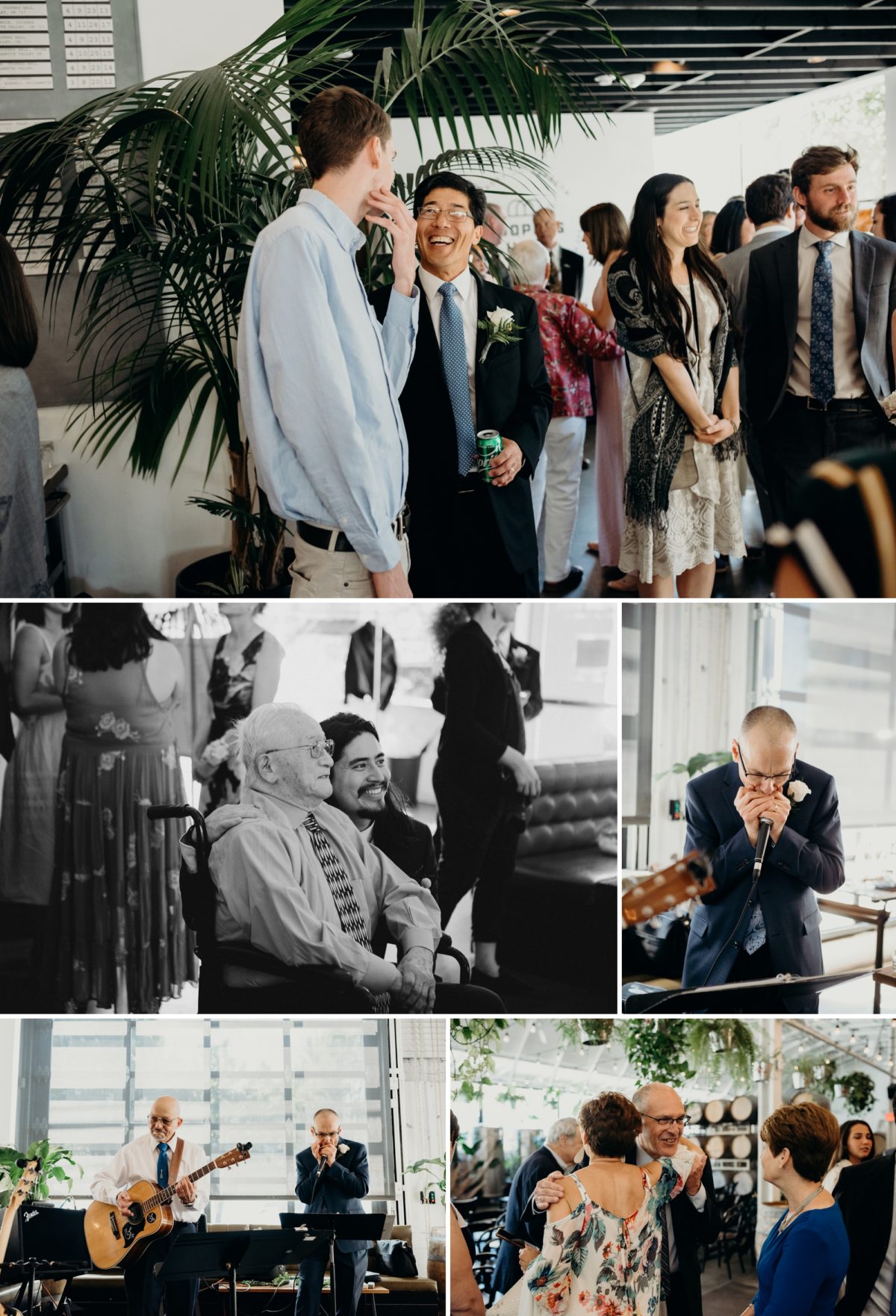 Candid wedding photography at Coopers Hall in Portland, OR by Briana Morrison Photography