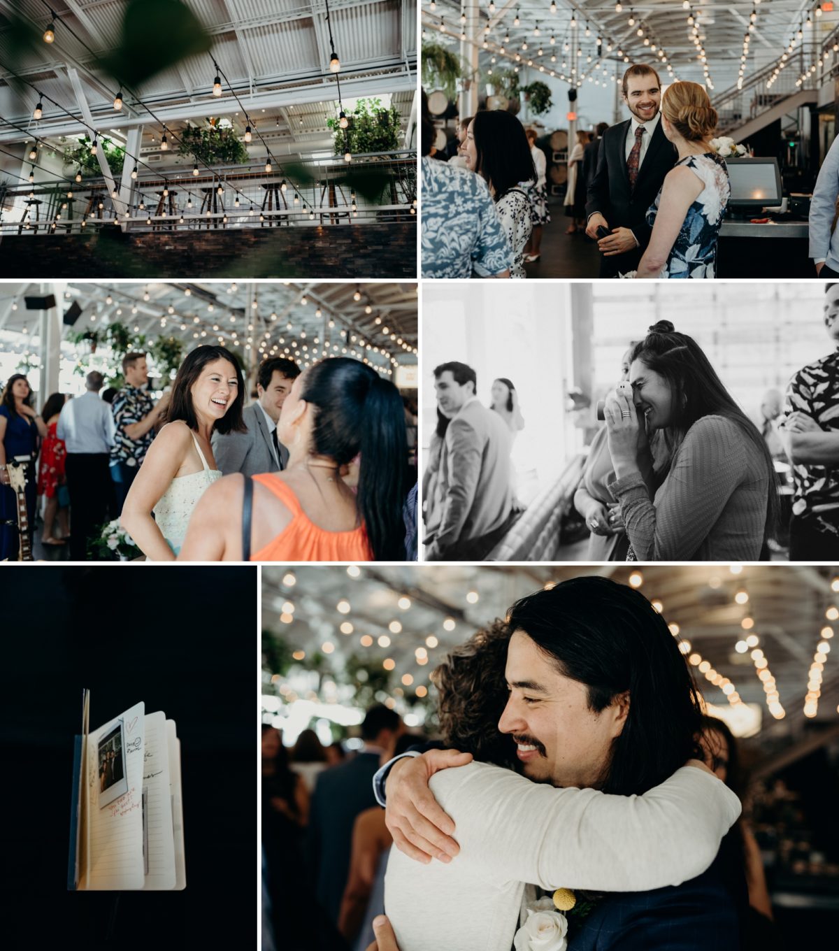 Candid wedding photography at Coopers Hall in Portland, OR by Briana Morrison Photography