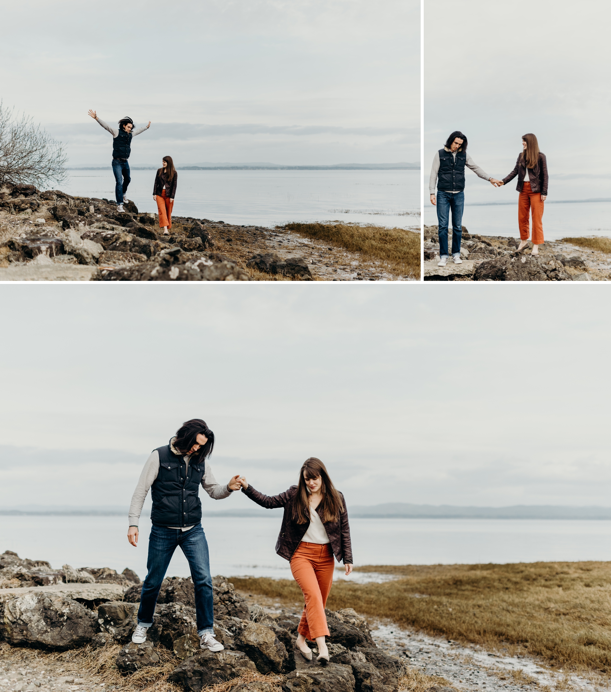 Long Beach, Washington Engagement Session by Briana Morrison Photography