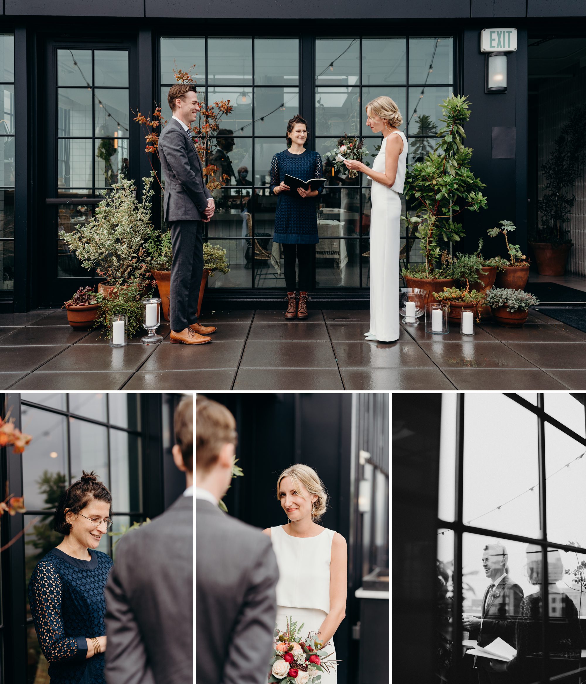 Hoxton Hotel Wedding - A rooftop ceremony at Tope in Portland, OR
