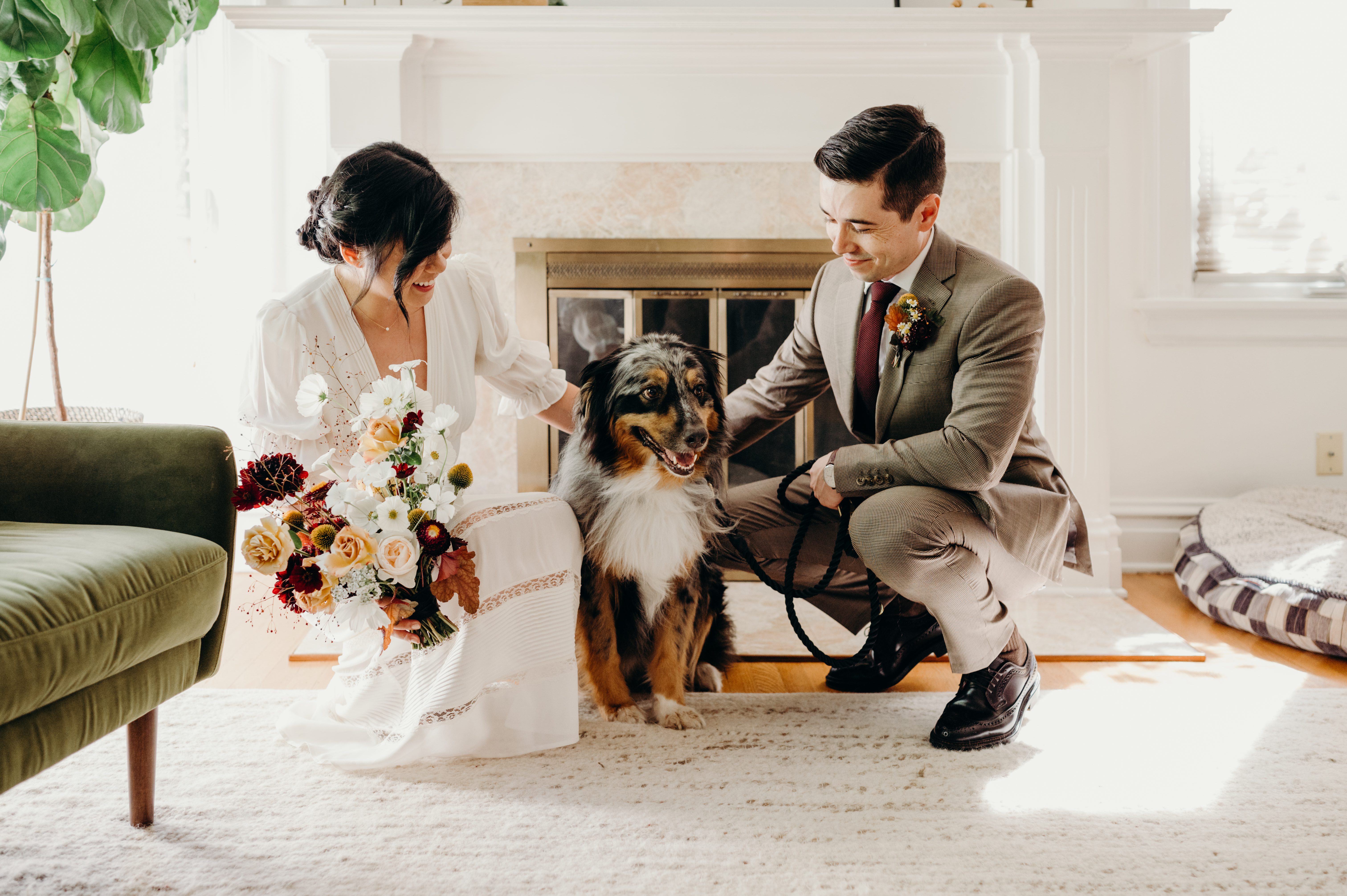 Making time to hang with your loved ones makes for a super stress-free wedding day.