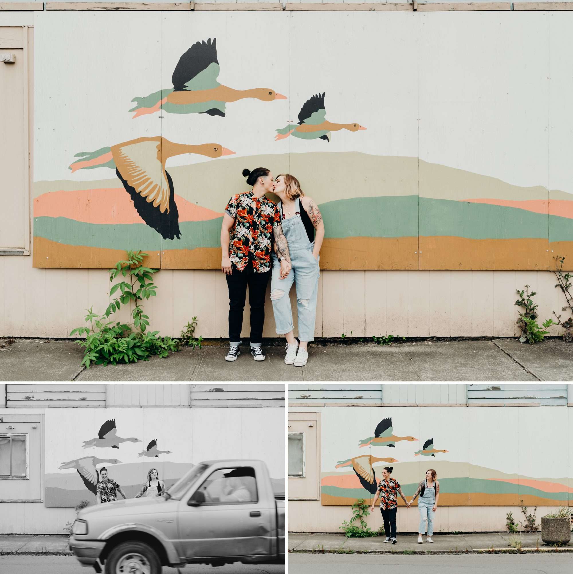 Fun LGBTQ engagement session by Briana Morrison Photography