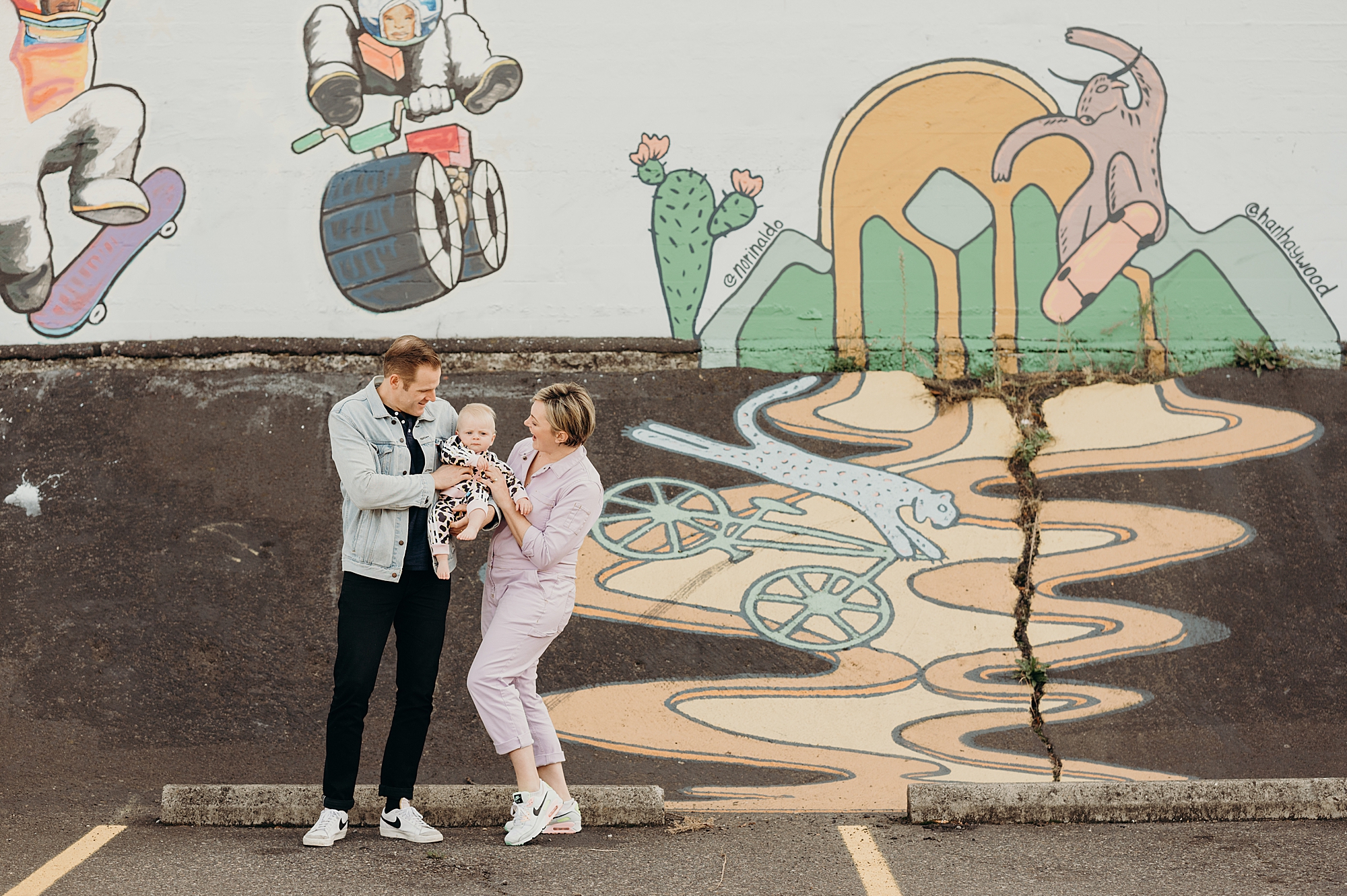 Downtown Portland Family Photos by Briana Morrison Photography