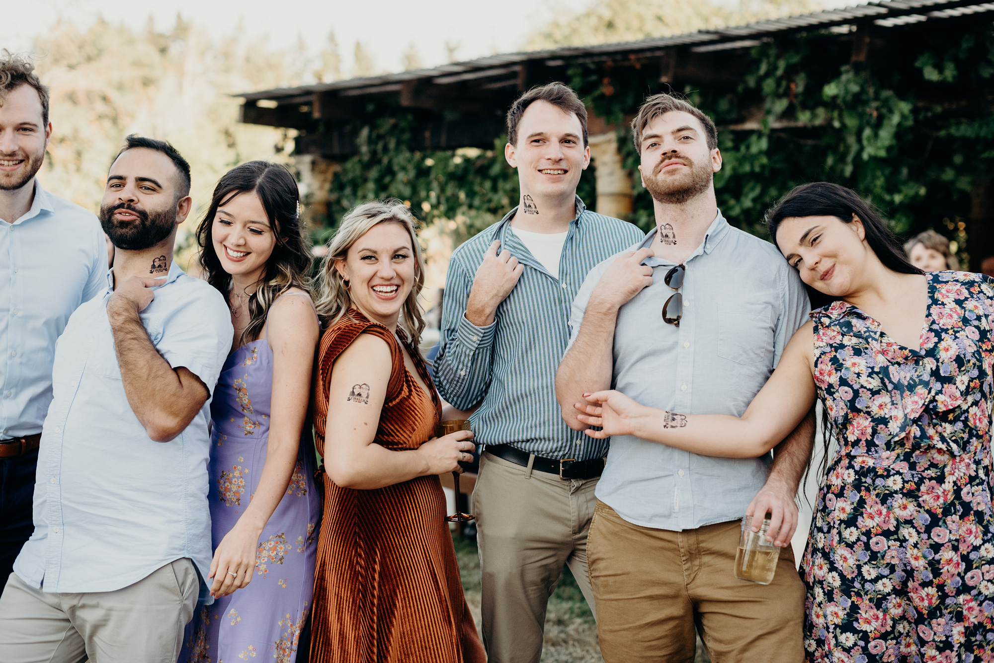 Group with Wedding Tattoos