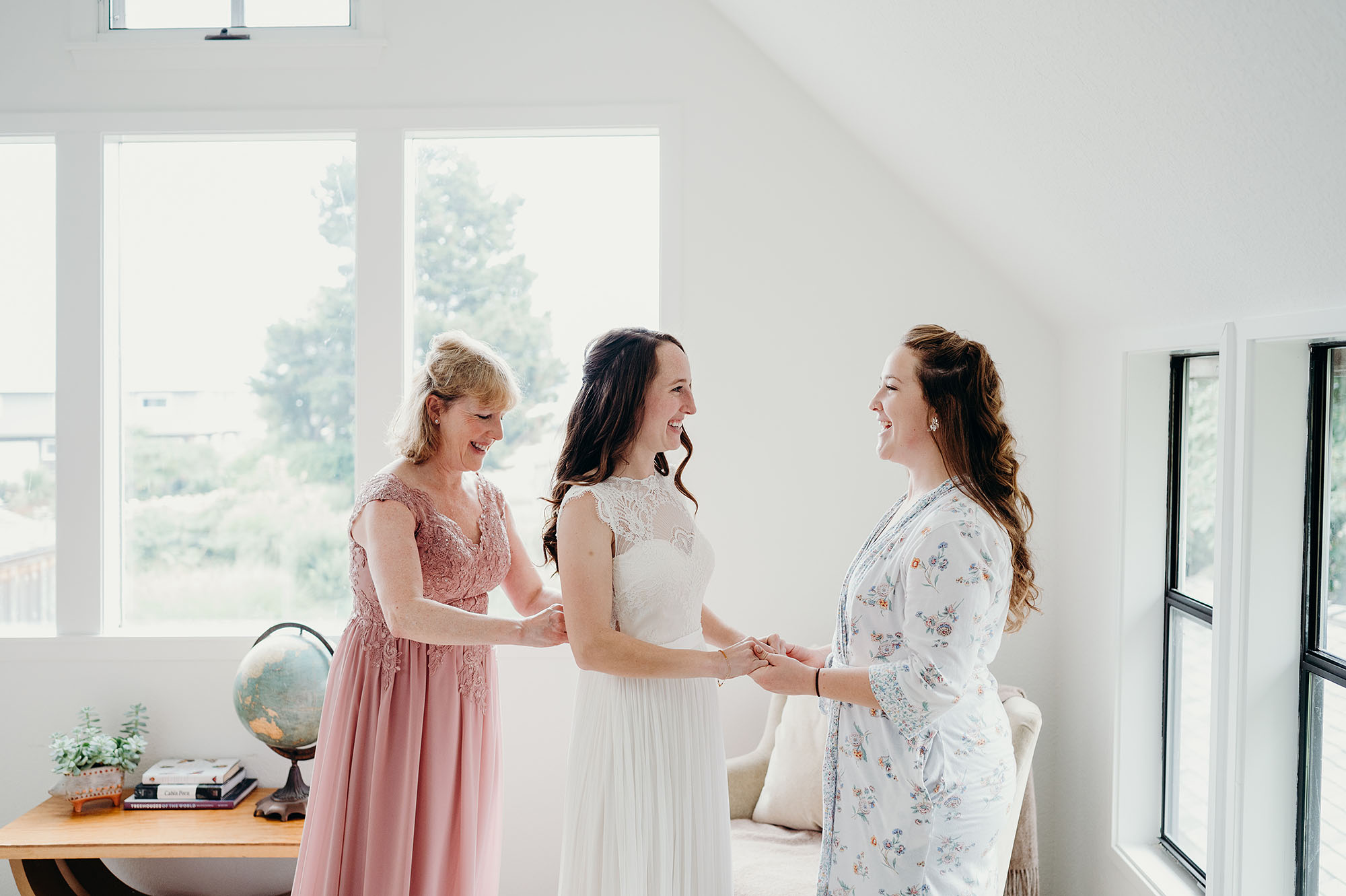 Bride & Bridesmaids Getting Ready by Briana Morrison Photography