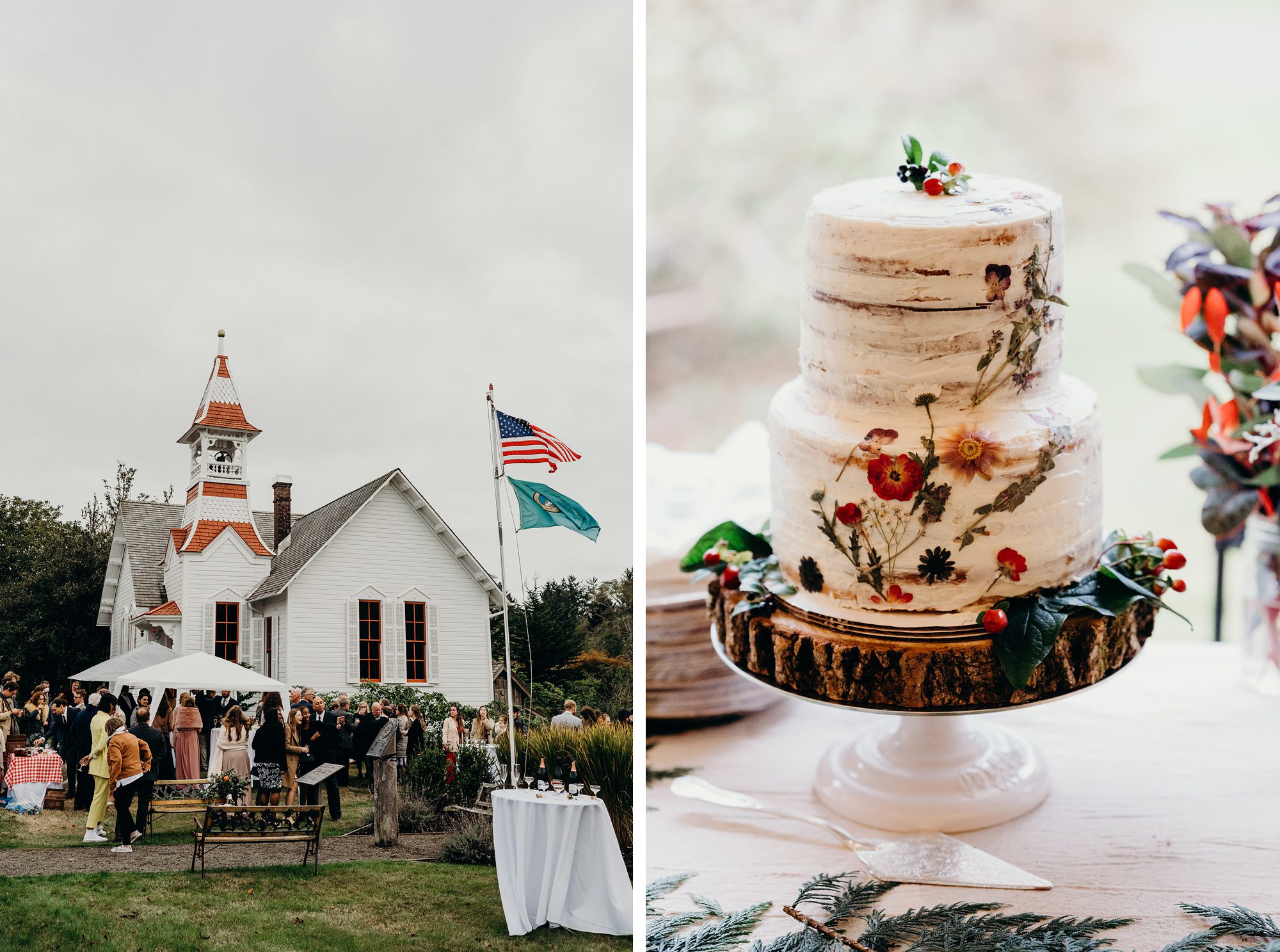 Long Beach Peninsula Wedding Reception Details by Briana Morrison Photography