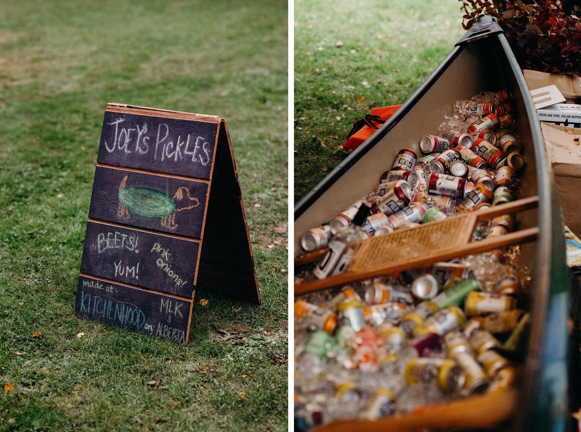 Long Beach Peninsula Wedding Pickle Sign by Briana Morrison Photography