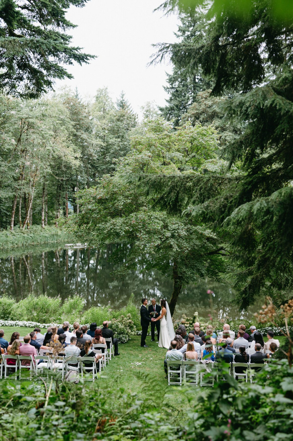 Ceremony site at Bridal Veil Lakes