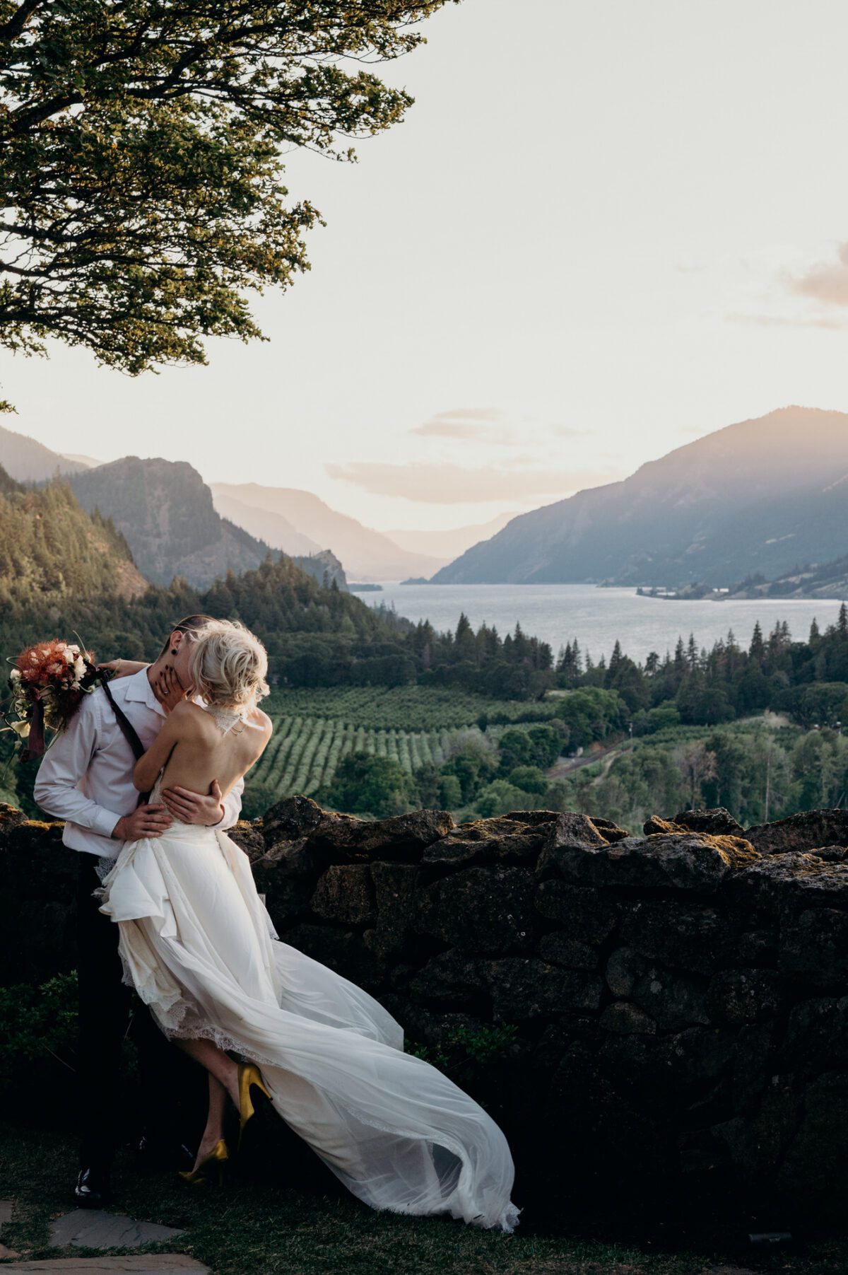 Columbia River Gorge wedding venue, Griffin House